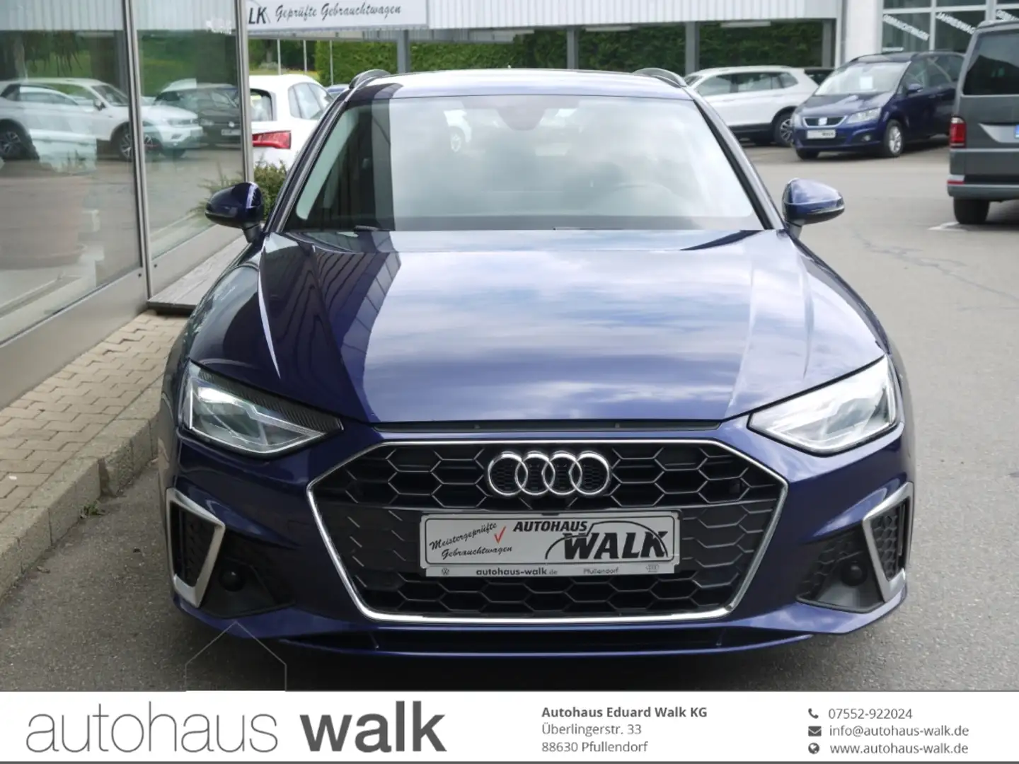 Audi A4 Avant 35 TDI S tronic S line NAVI/LED/Virtual/GRA Blau - 1