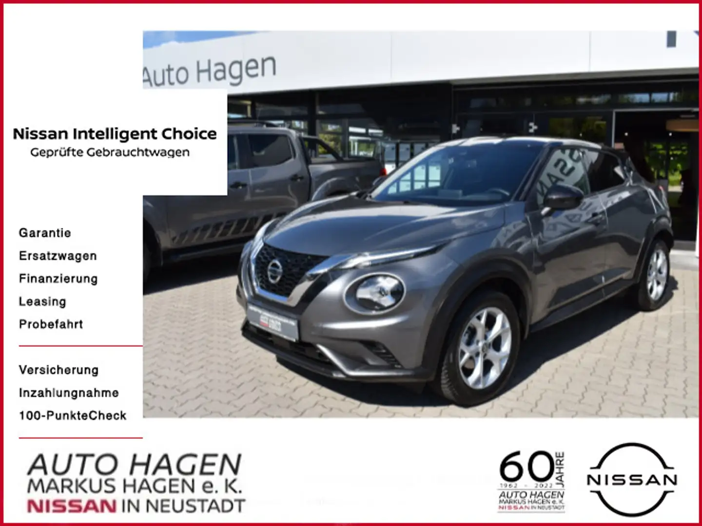 Nissan Juke 1.0 DIG-T N-Connecta Automatik Navi Kamera Gris - 1