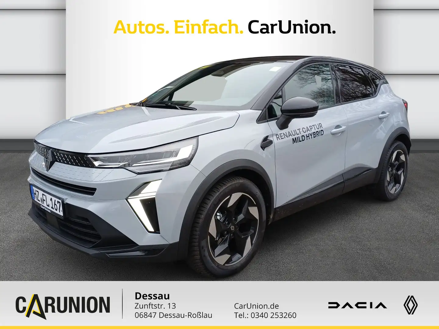 Renault Captur Techno Mild Hybrid 140 Grau - 1