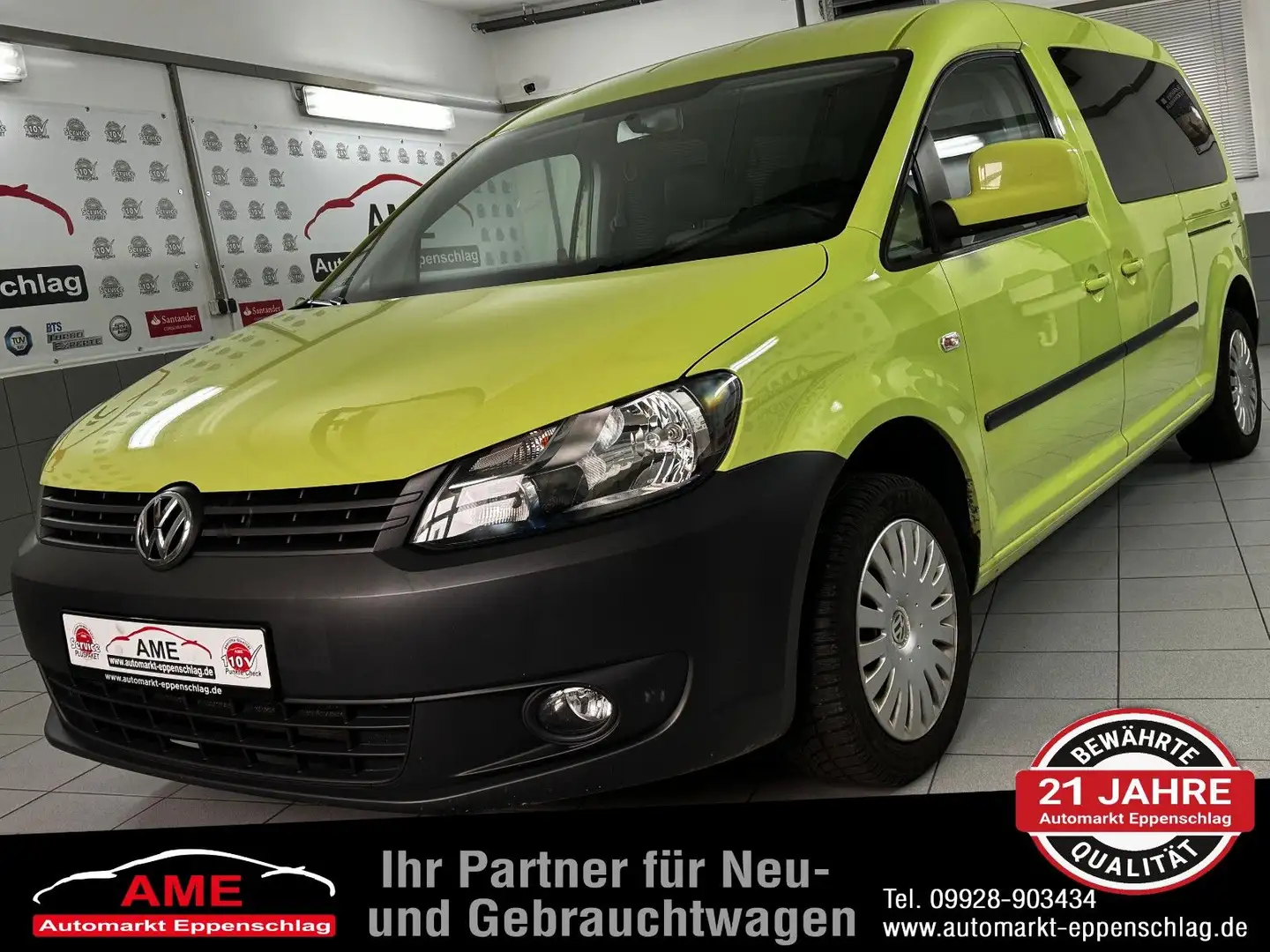 Volkswagen Caddy Kombi Maxi 1.6 TDI Trendline *7-Sitzer* Green - 1
