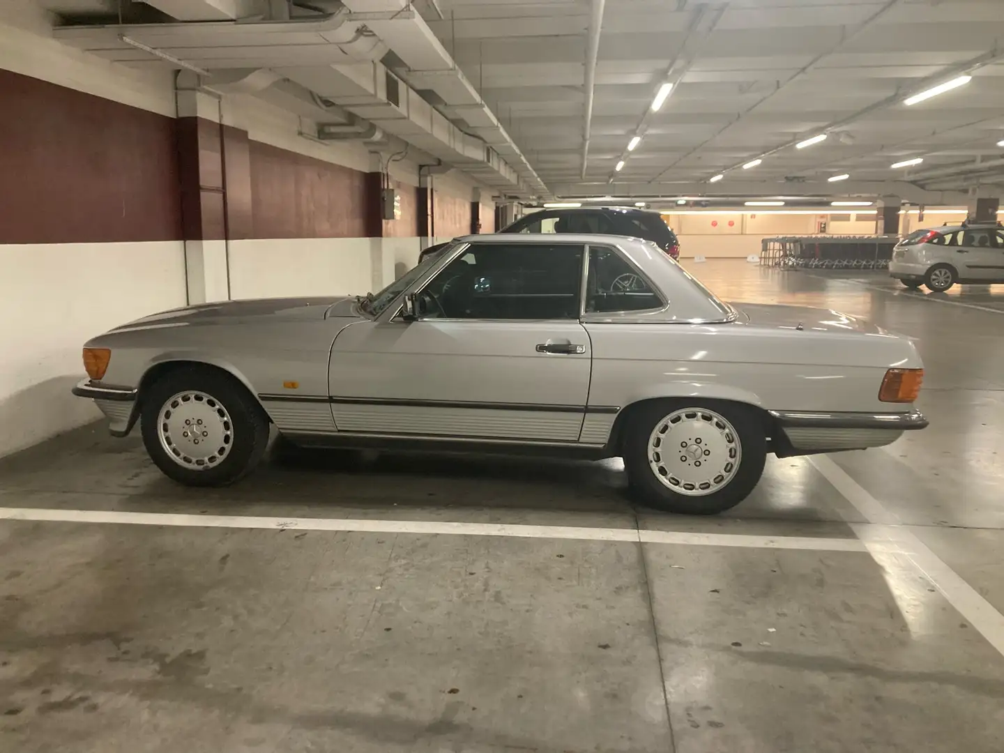 Mercedes-Benz SL 300 interni in stoffa ,telefono, Becker, targa Roma Argento - 1