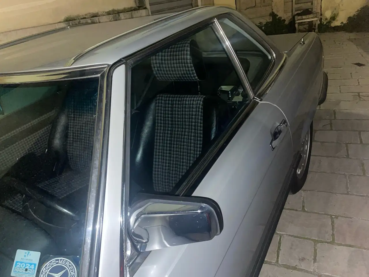 Mercedes-Benz SL 300 interni in stoffa ,telefono, Becker, targa Roma, foto 4