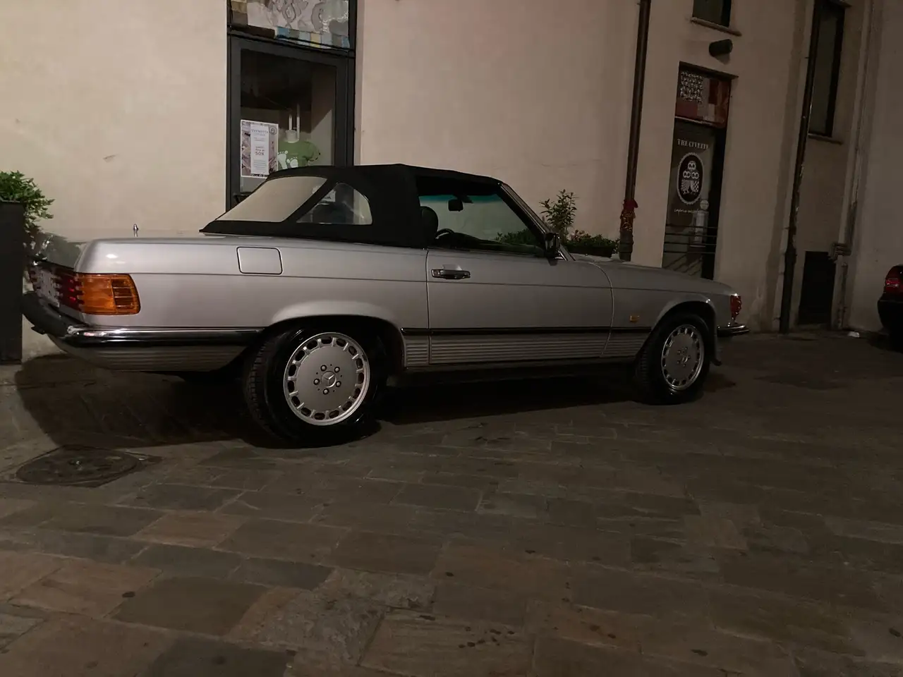 Mercedes-Benz SL 300 interni in stoffa ,telefono, Becker, targa Roma, foto 6