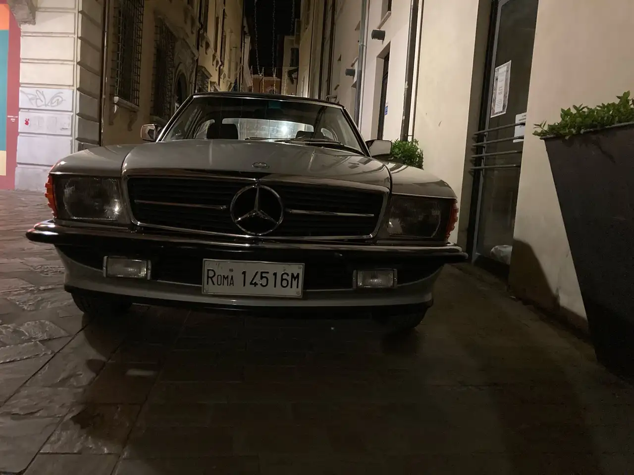 Mercedes-Benz SL 300 interni in stoffa ,telefono, Becker, targa Roma, foto 2