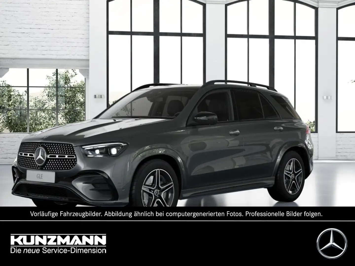 Mercedes-Benz GLE 450 d 4MATIC AMG Night Panorama SHZ-Fond AHK Gris - 1