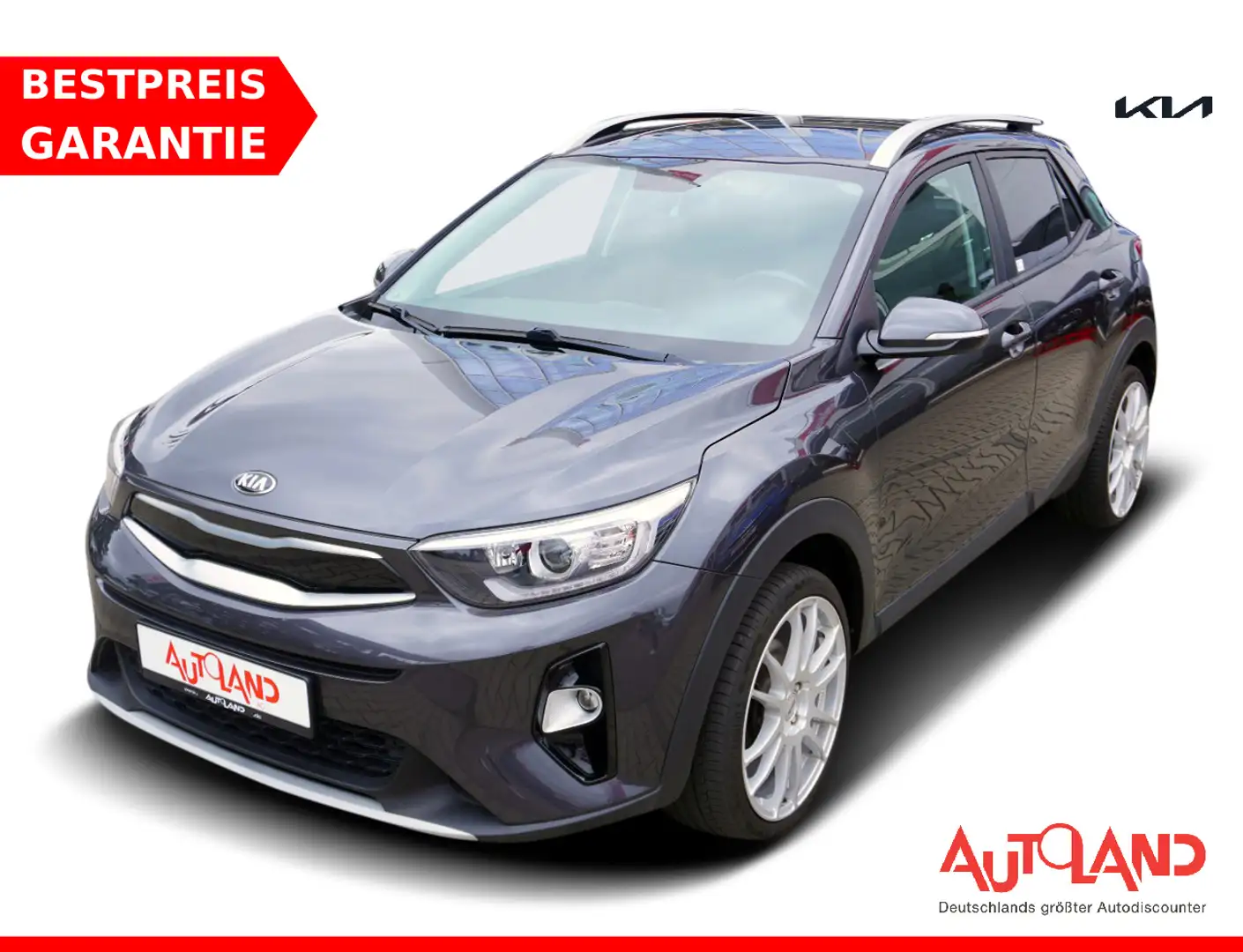 Kia Stonic 1.2 Vision 18Z Alu Navi Kamera Sitzheizung Grau - 1