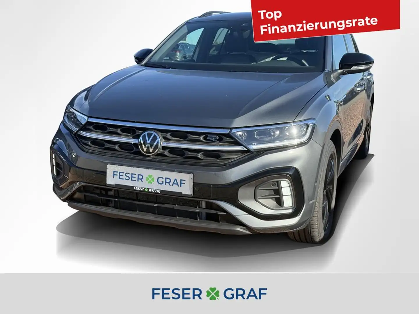 Volkswagen T-Roc 1.5 TSI R-Line DSG AHK/IQ.DRIVE/IQ.LIGHT Grau - 1