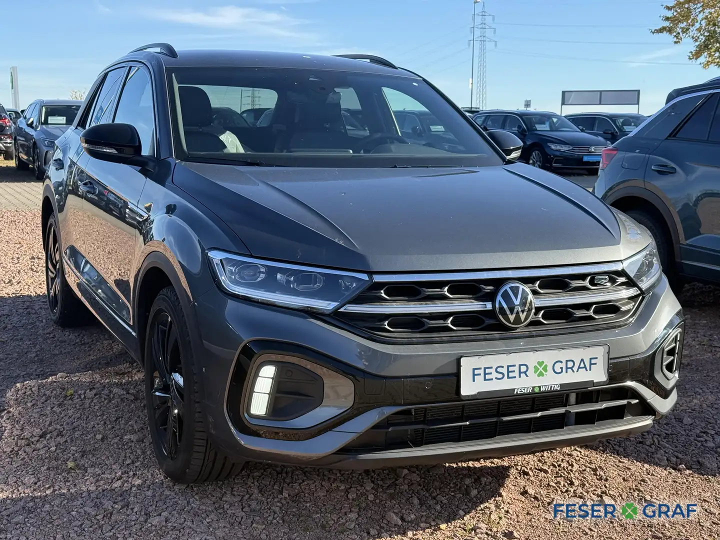 Volkswagen T-Roc 1.5 TSI R-Line DSG AHK/IQ.DRIVE/IQ.LIGHT Grau - 2