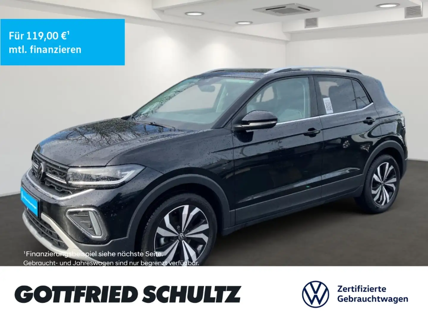 Volkswagen T-Cross Style D-Cockpit Parkpilot 1.0 L TSI LED PDC Sitzhe Noir - 1