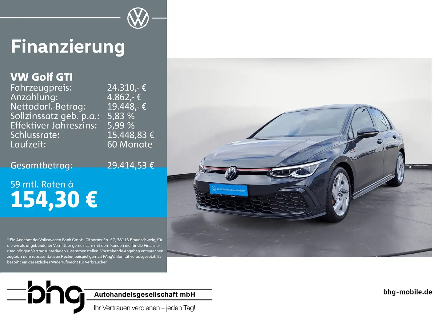 Volkswagen Golf GTI Fahrprofil LED-Plus PDC DCC DAB+ Gris - 1