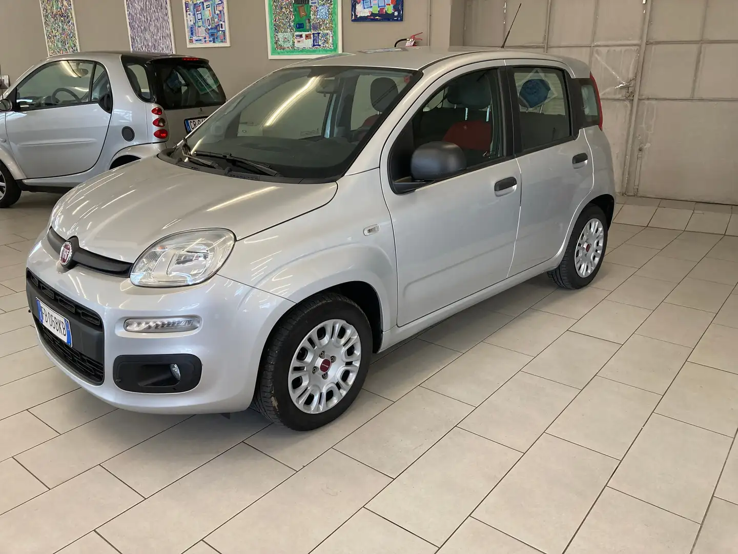 Fiat Panda Panda III 2012 1.2 easypower Lounge Gpl 69cv E6 Argento - 1