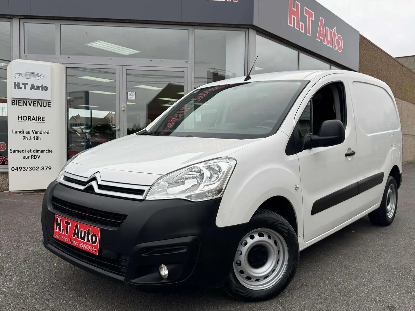 Citroen Berlingo 1.6 HDi/Etat neuf/Airco/Gps/Utilitaire/2 places Bianco - 1