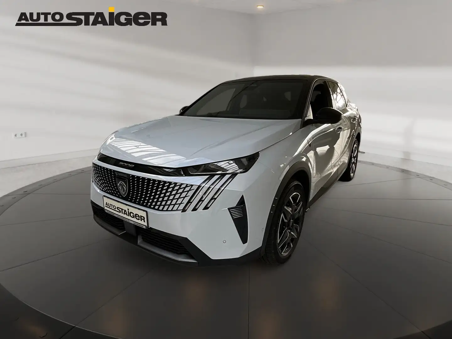 Peugeot 3008 1.2 Hybrid 136 GT Elektrische Heckklappe Wit - 2