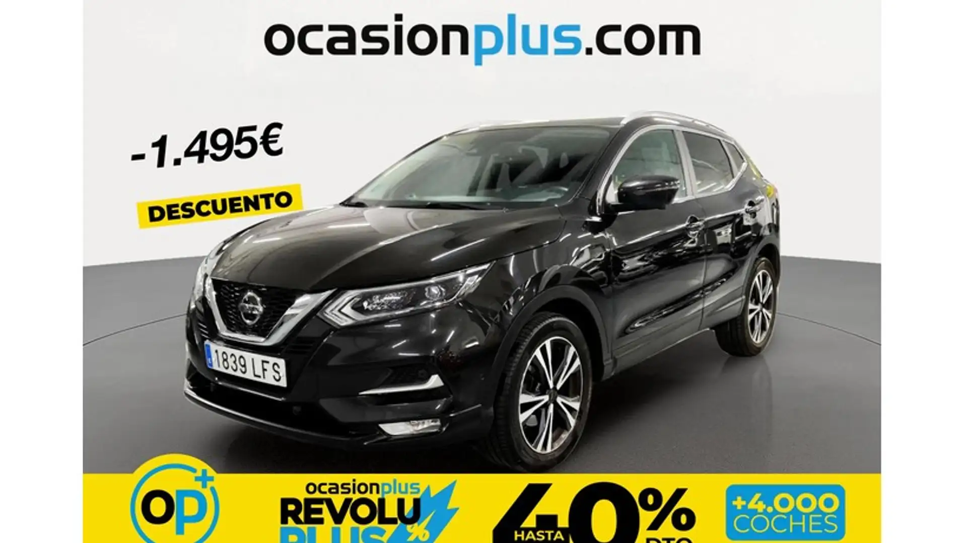 Nissan Qashqai 1.3 DIG-T N-Connecta 4x2 DCT 117kW Negro - 1