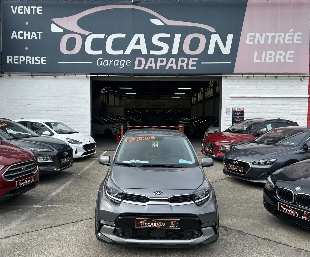 Kia Picanto X LINE 1.0 T-GDi 100CV - GPS - Garantie 01/2028 Gris - 1