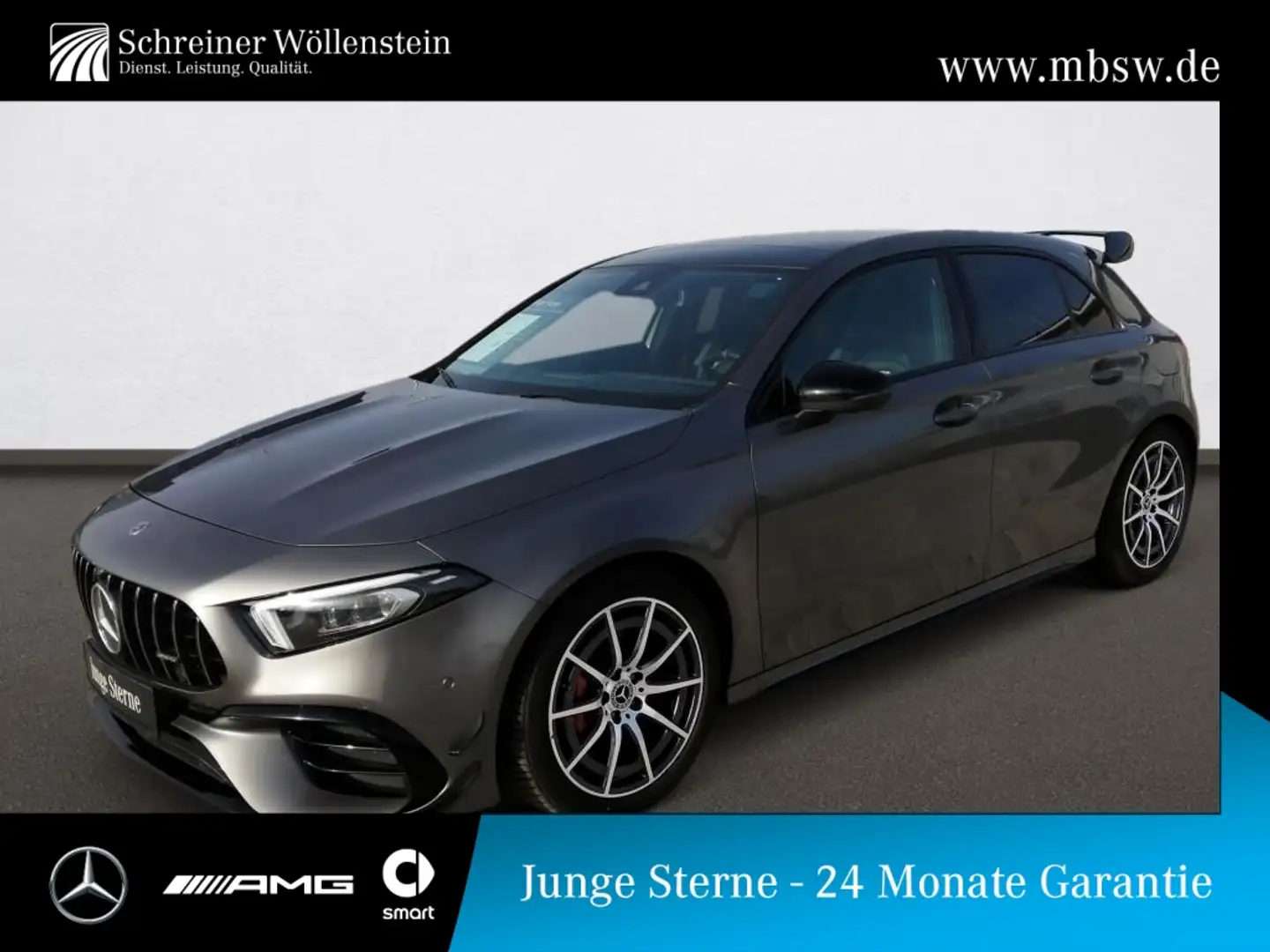 Mercedes-Benz A 45 AMG AMG A 45 S 4M+ Aero*PerfSitz*Drivers*Pano*Burm Grau - 1