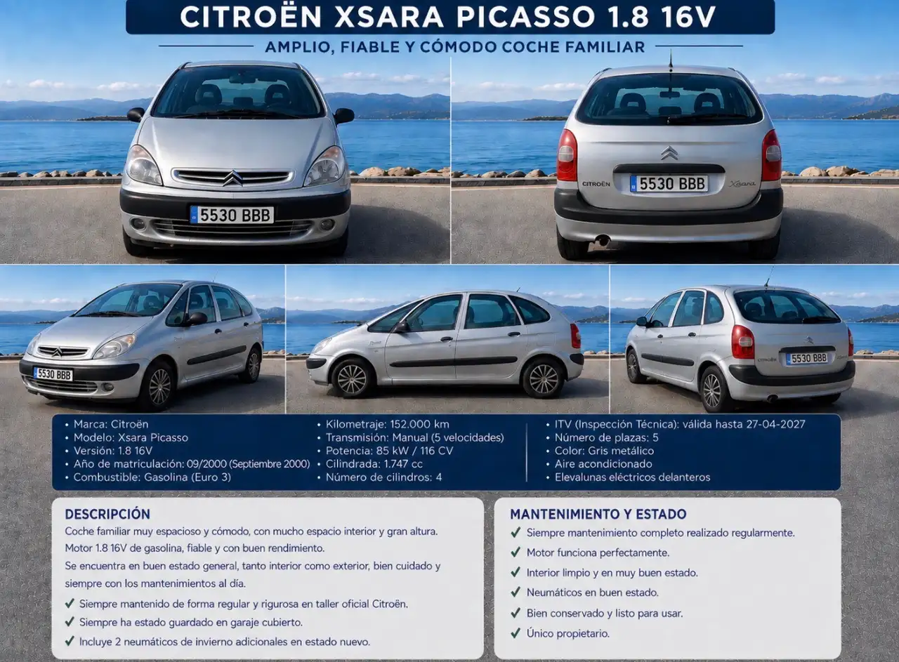 Citroen Xsara Picasso 1.8i 16v, foto 7
