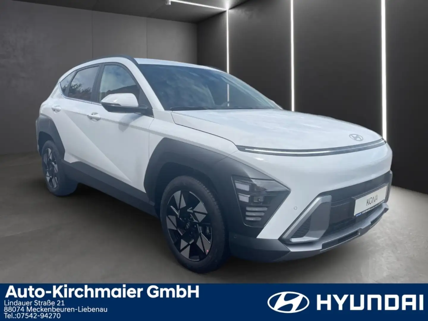 Hyundai KONA Prime 2WD 1.6 T-GDI 7DCT Navi 360 Kamera LED ACC S Weiß - 2