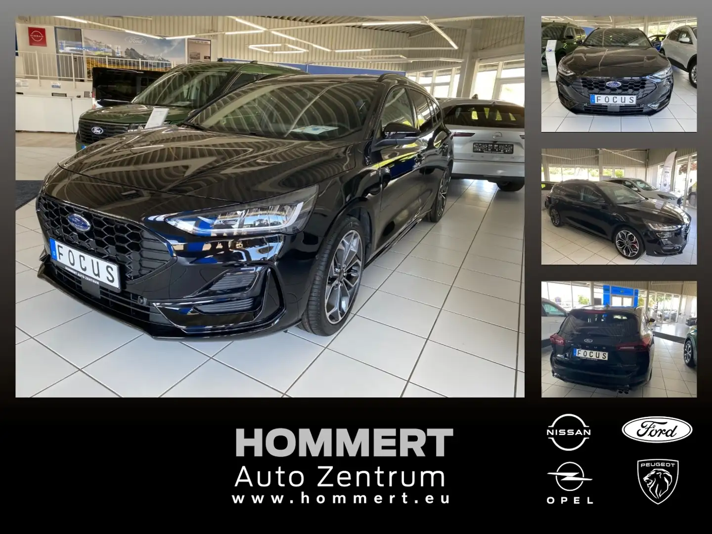 Ford Focus Turnier 1.0 EcoBoost ST-Line X ACC+LED+SHZ Noir - 1