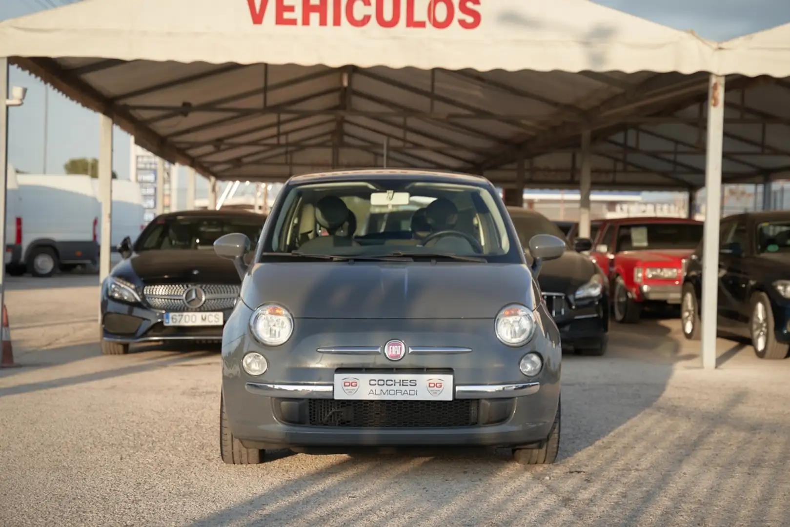 Fiat 500 Pequeño Manual de 3 Puertas Gris - 1