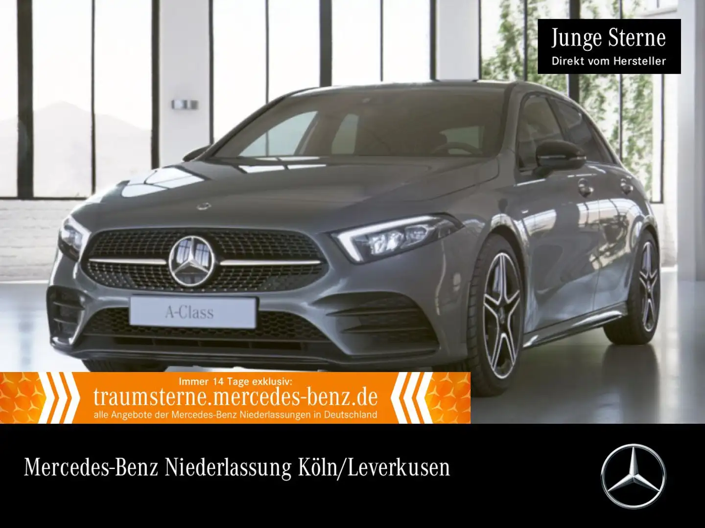 Mercedes-Benz A 250 e EDITION 2020+AMG+NIGHT+AHK+LED+KAMERA+8G Grau - 1