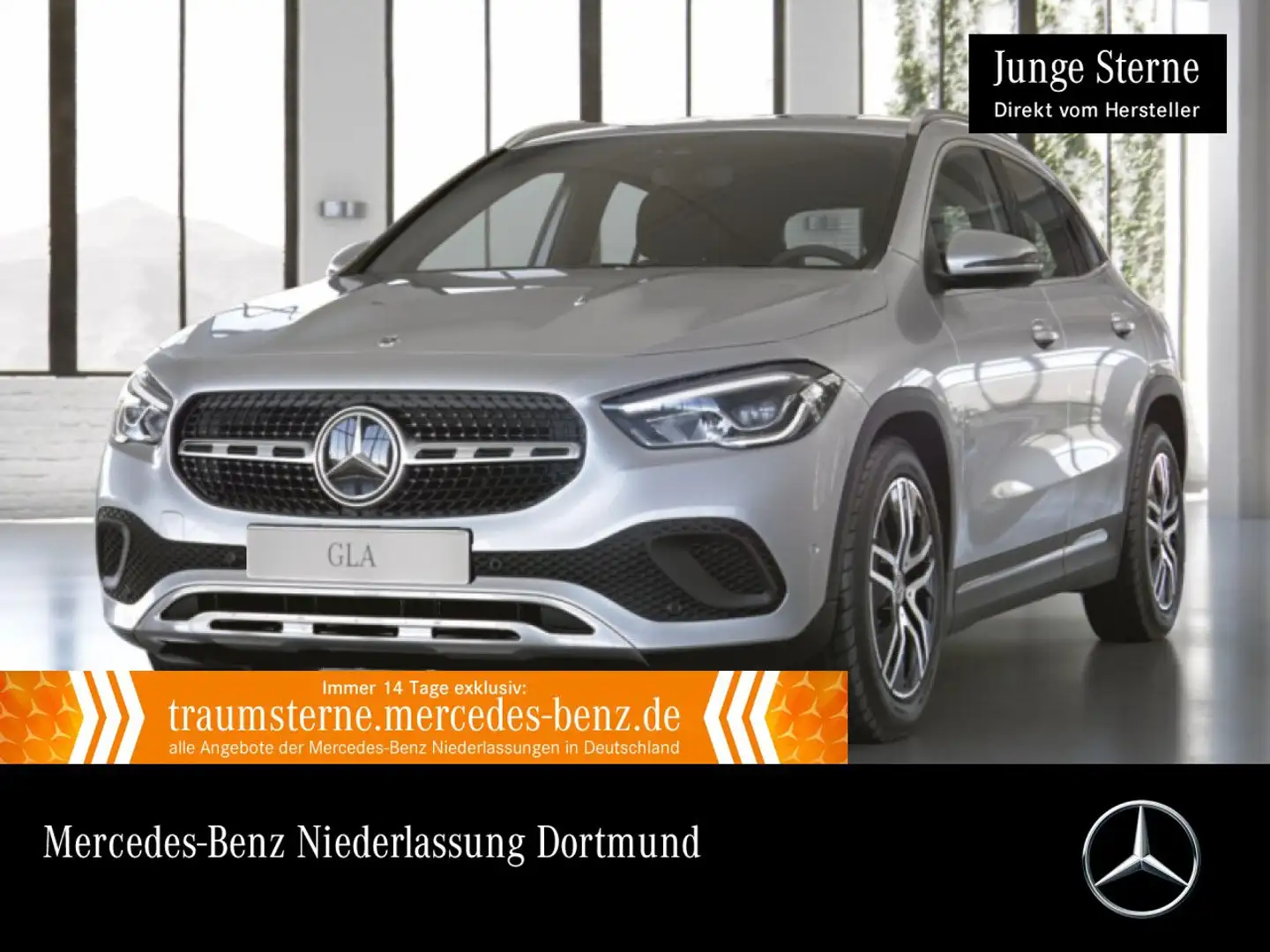 Mercedes-Benz GLA 220 d 4M PROGRESSIVE+AHK+LED+KAMERA+TOTW+8G Argent - 1