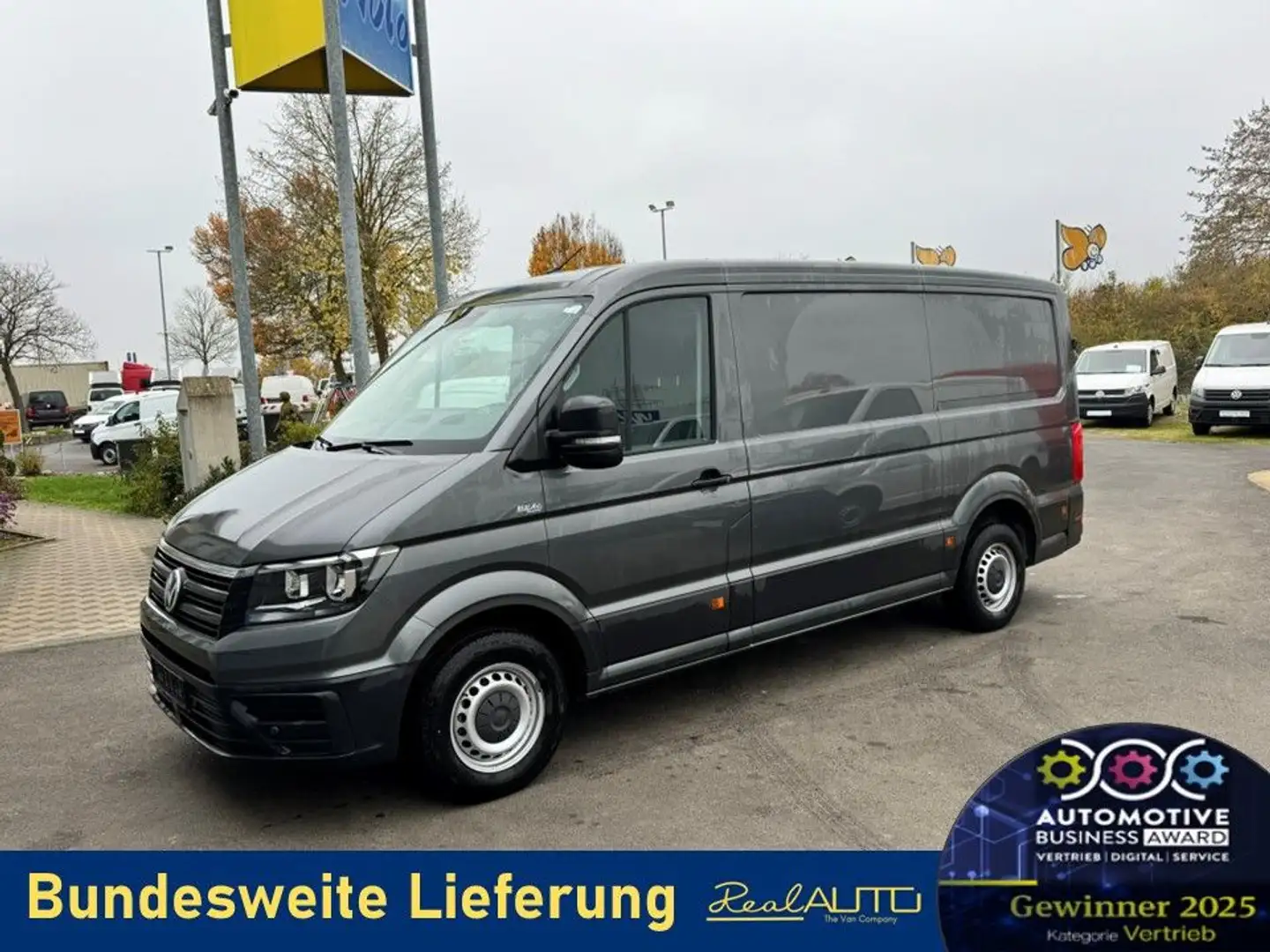 Volkswagen Crafter Kasten MR L2H1 Klima*Tempomat*PDC Grijs - 1