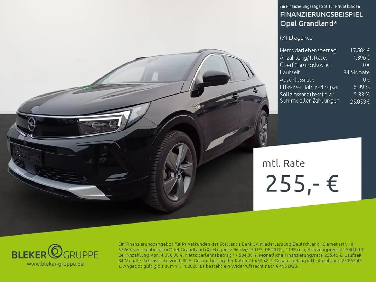 Opel Grandland (X) Elegance Noir - 1