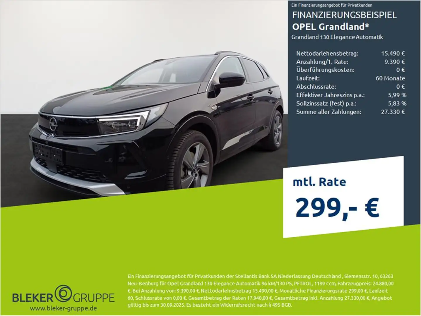 Opel Grandland (X) Elegance Noir - 1