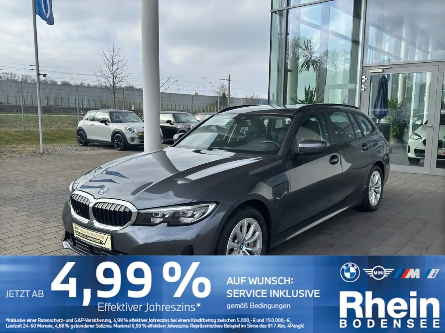 BMW 330 e Touring Advantage ACC Fernlichtassistent Grijs - 1