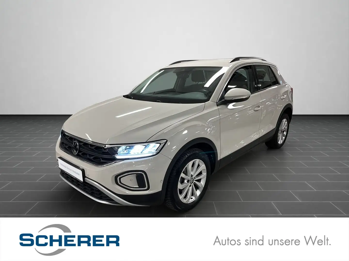Volkswagen T-Roc T-ROC 1.5 TSI DSG Life, Navi, Sitzh., APP, Allwe Grau - 1