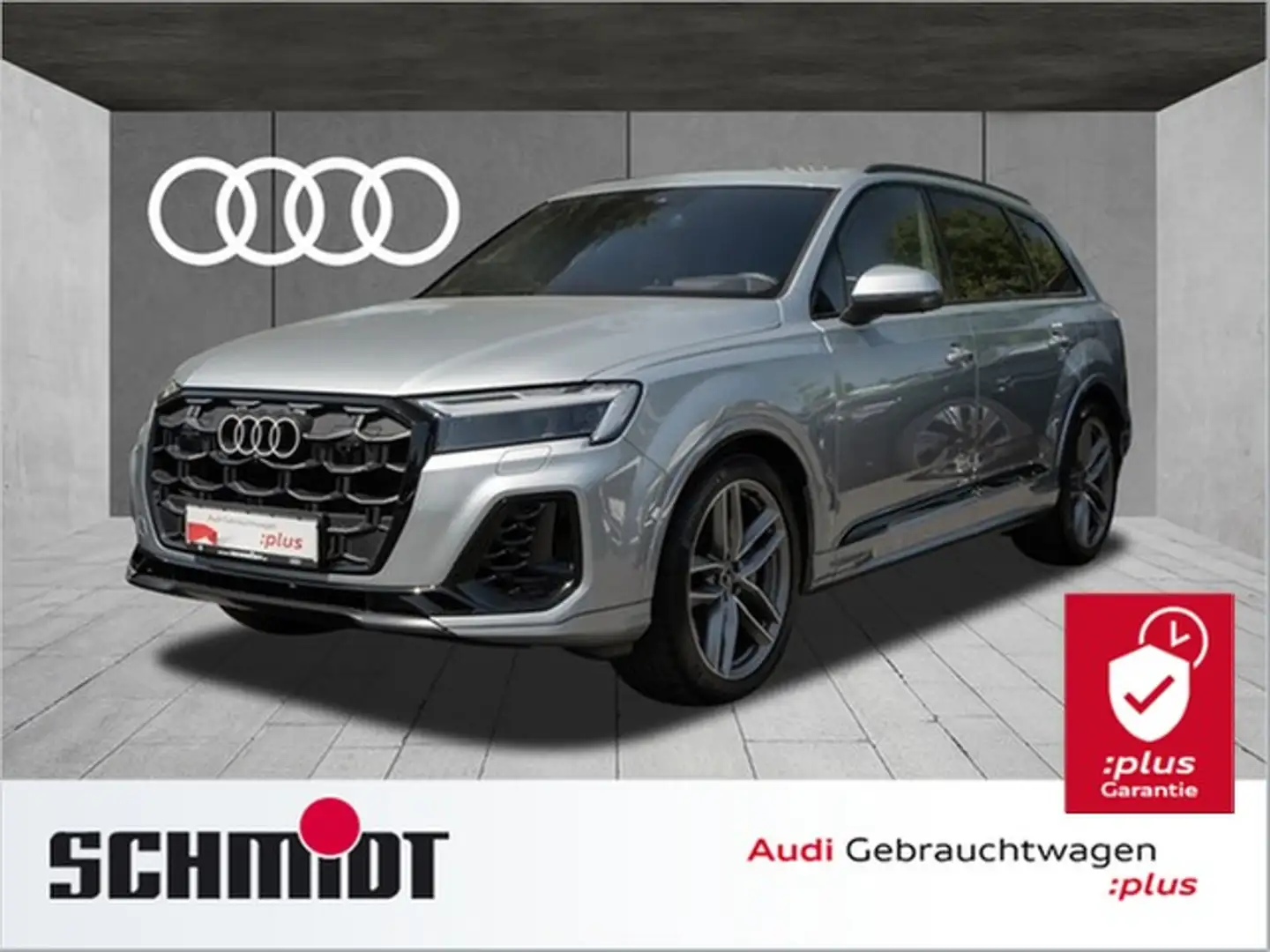 Audi Q7 55 TFSI e quattro S line LM21 Kameras HuD AHK P... Silber - 1