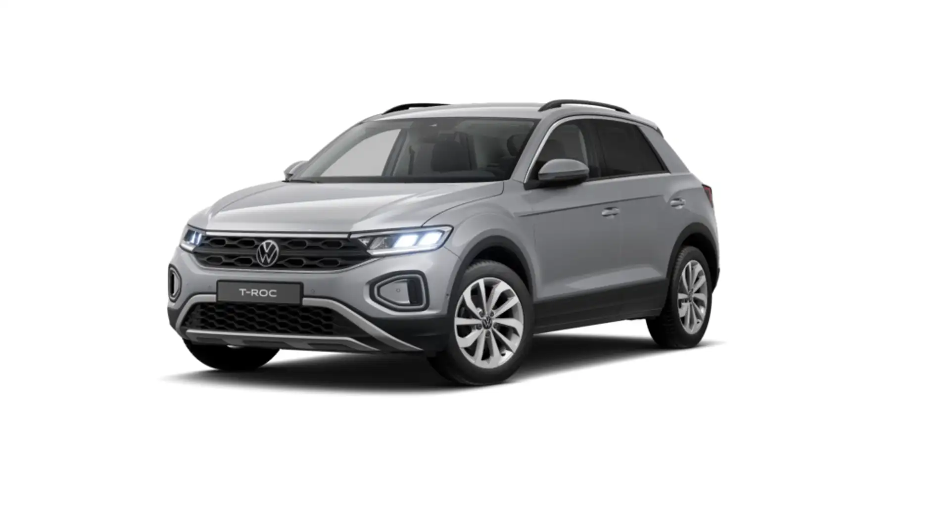 Volkswagen T-Roc 1.5 TSI Más DSG7 110KW Plateado - 1