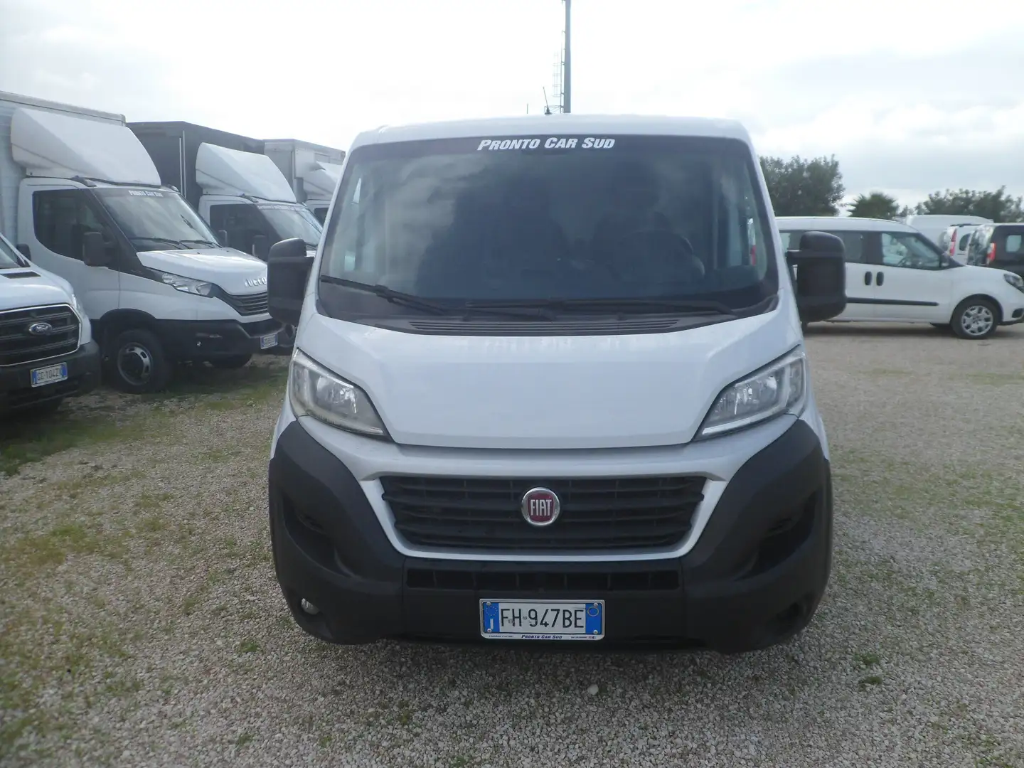 Fiat Ducato furgone lungo tetto basso Blanc - 2