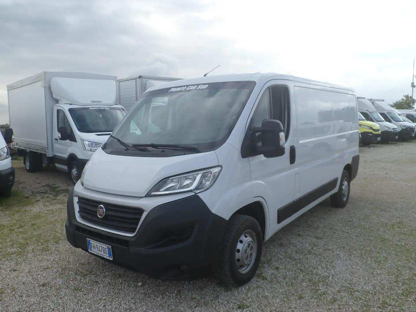 Fiat Ducato furgone lungo tetto basso Blanc - 1