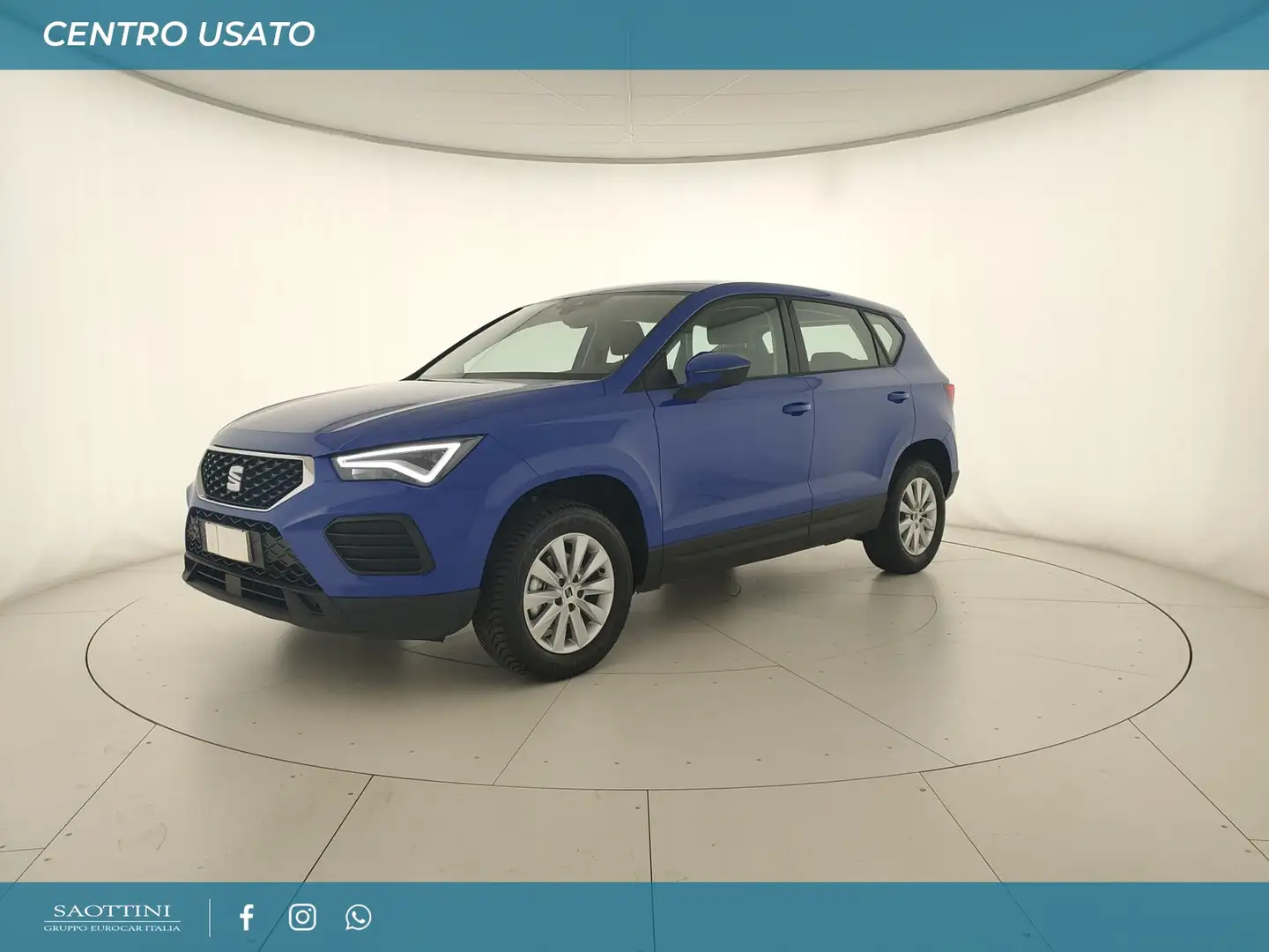 SEAT Ateca 1.0 TSI Reference 115 CV Blauw - 1
