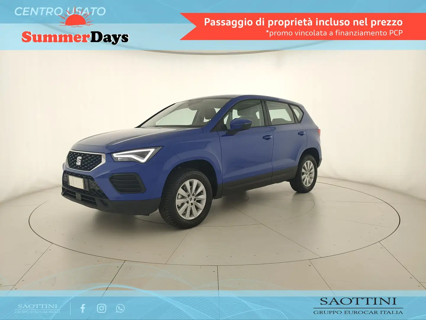 SEAT Ateca 1.0 TSI Reference 115 CV Blau - 1