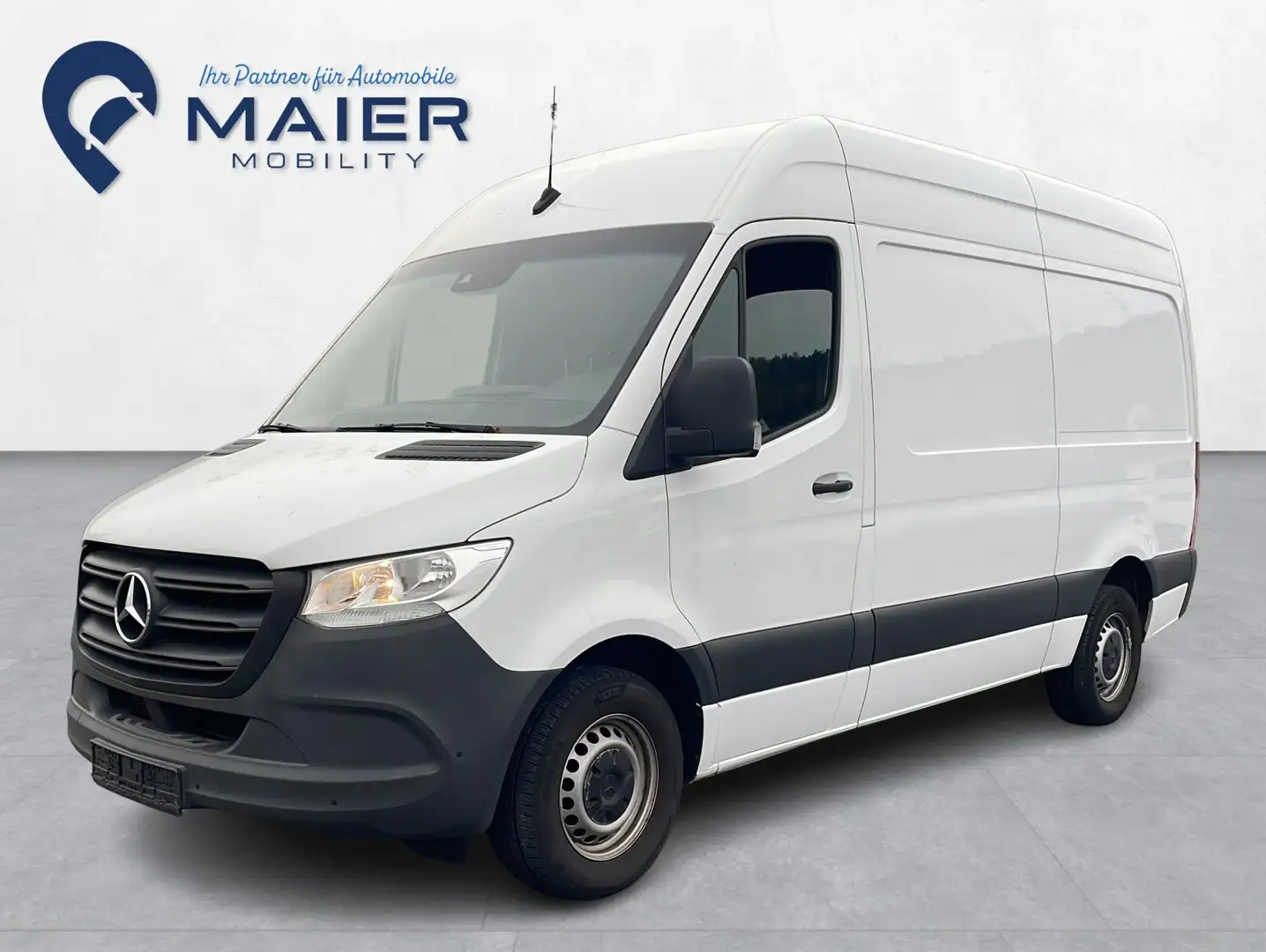 Mercedes-Benz Sprinter 317 CDI-Temp-H3 L2 Mittellang-Kamera-AC Blanc - 1