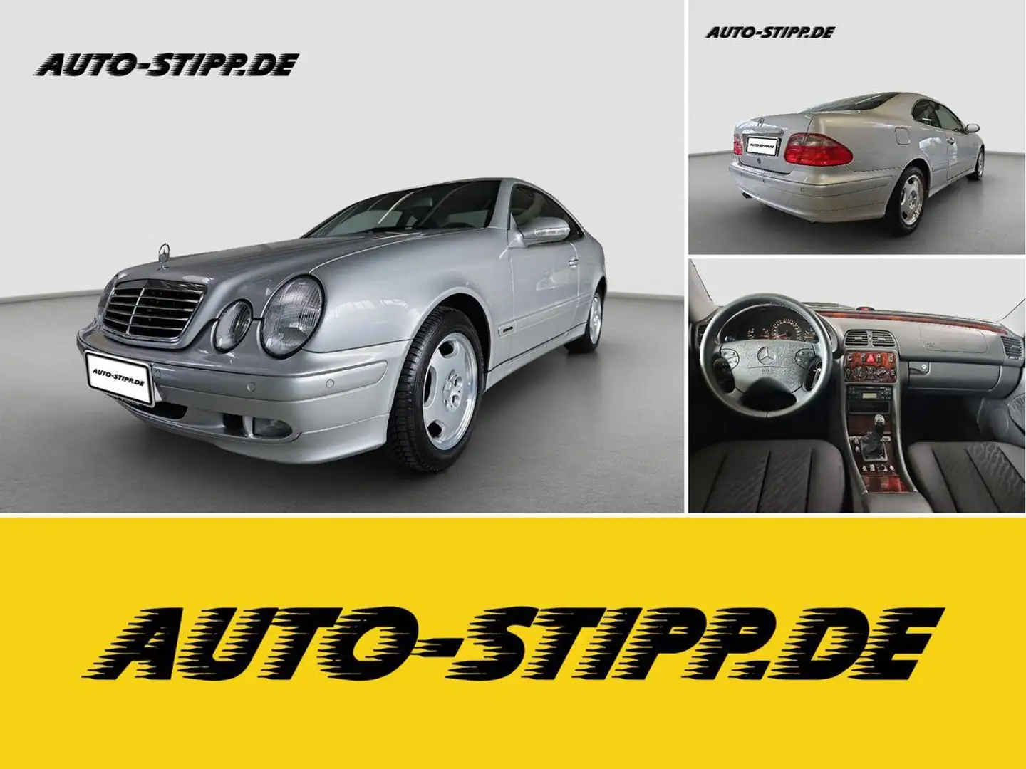 Mercedes-Benz CLK 200 Kompressor Coupe Elegance TEMP SITZH PDC Silber - 1