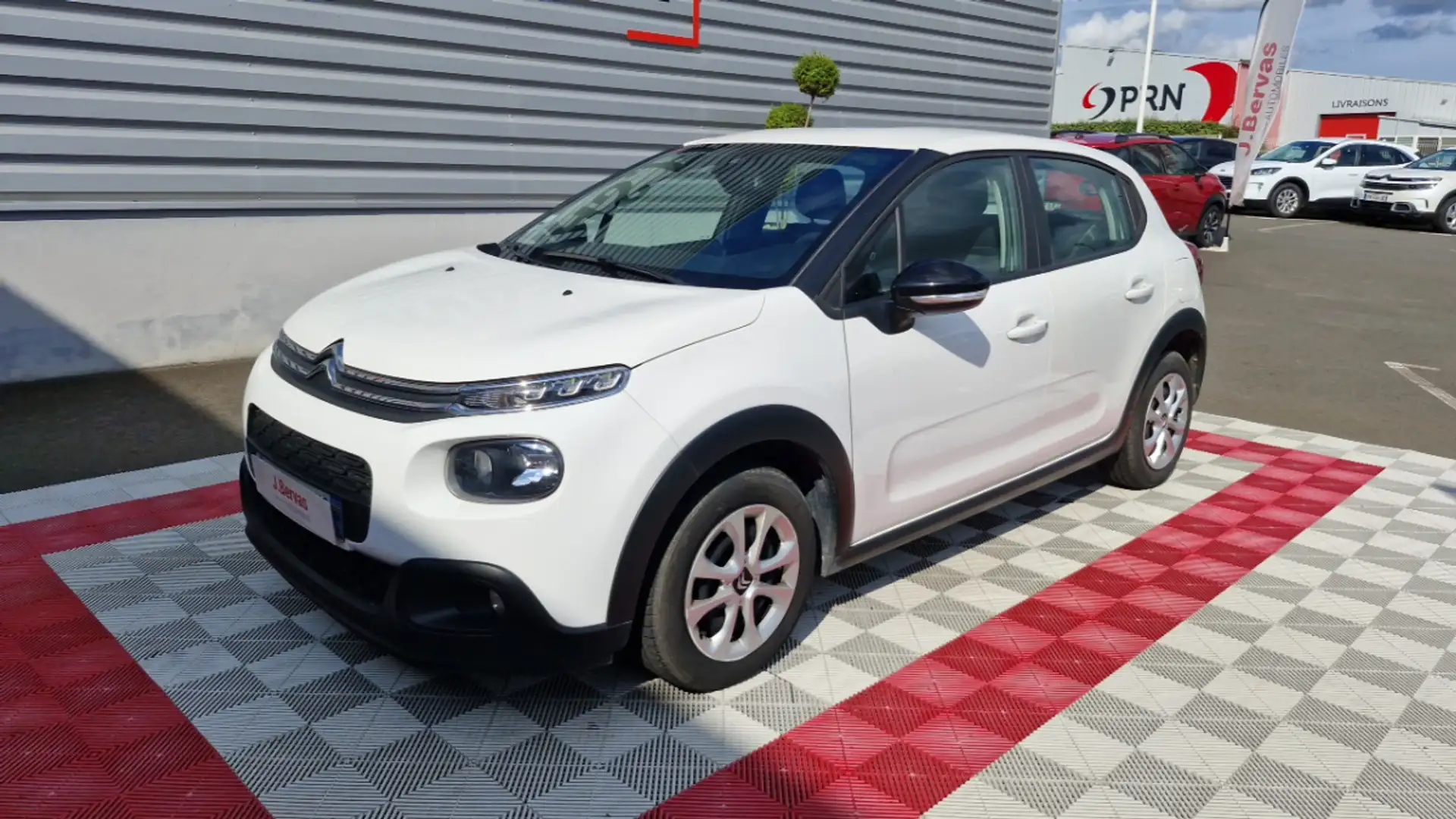 Citroen C3 PURE TECH 83 SS BVM FEEL BUSINESS R Blanco - 2