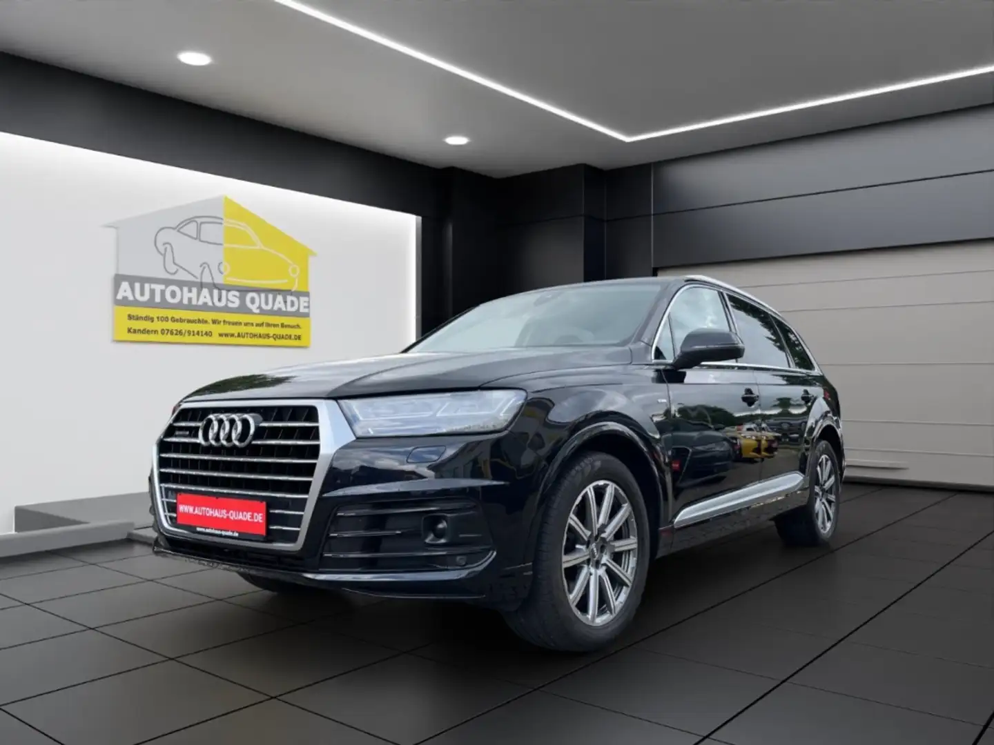 Audi Q7 3.0 TDI quattro S line 7-Sitze Schwarz - 1