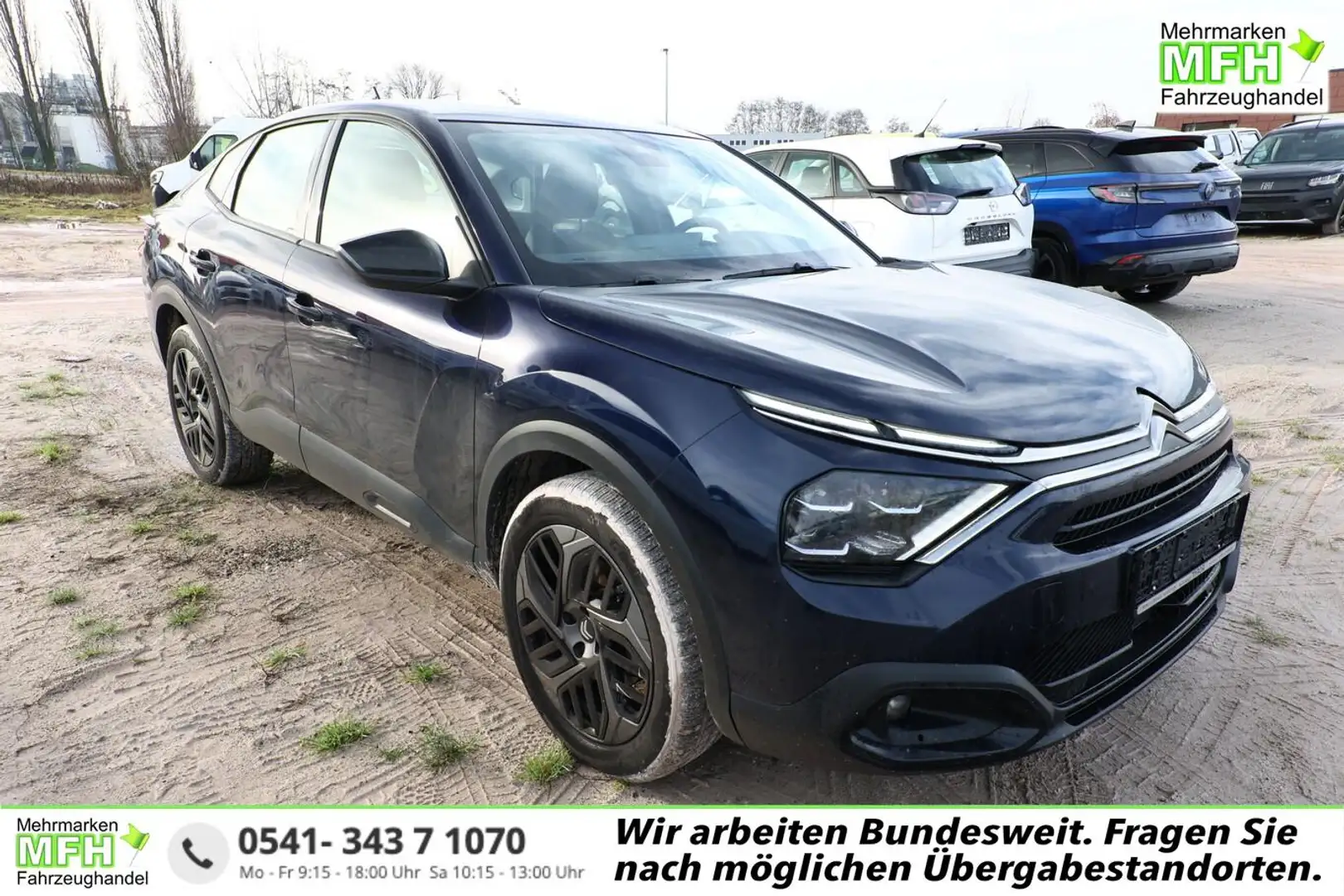 Citroen C4 X AT PLUS SHZ PDC DigC LED CarP 18Z DAB Temp 96 k... Bleu - 1