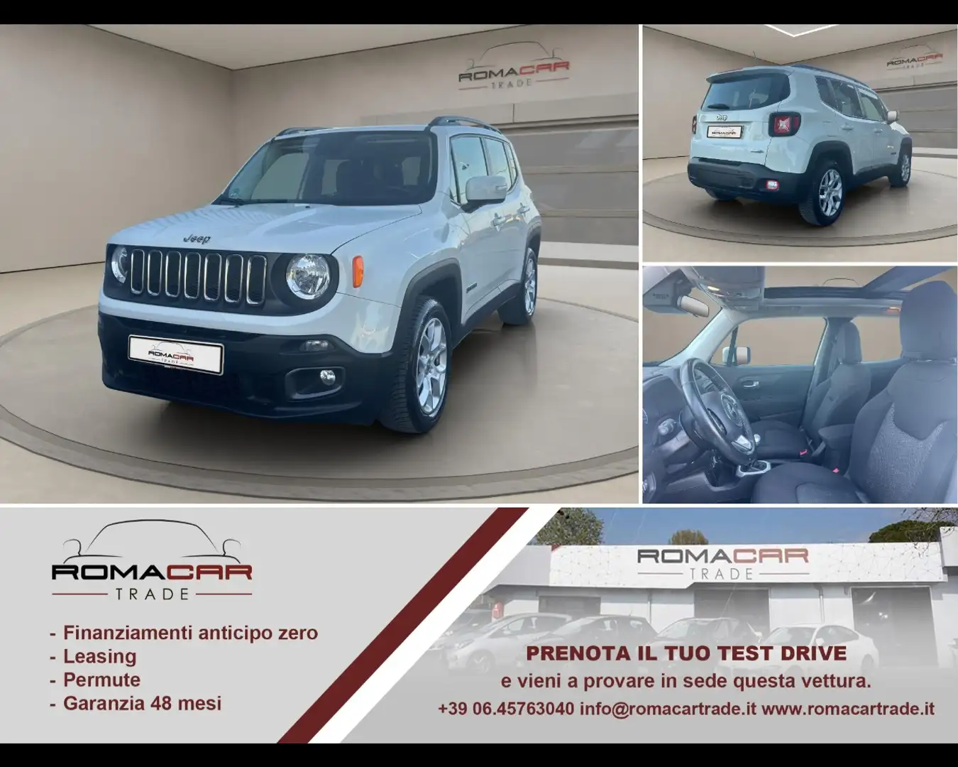 Jeep Renegade - Renegade 1.6 E-TorQ EVO Sport Bianco - 1