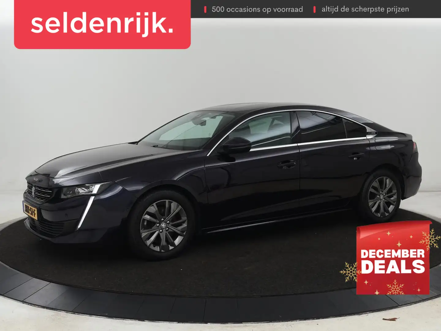 Peugeot 508 1.6 HYbrid Allure | Adaptive cruise | Half leder | Černá - 1