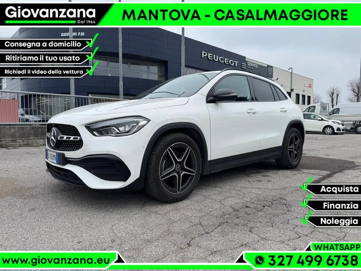 Mercedes-Benz GLA 200 d Sport Plus auto Weiß - 1