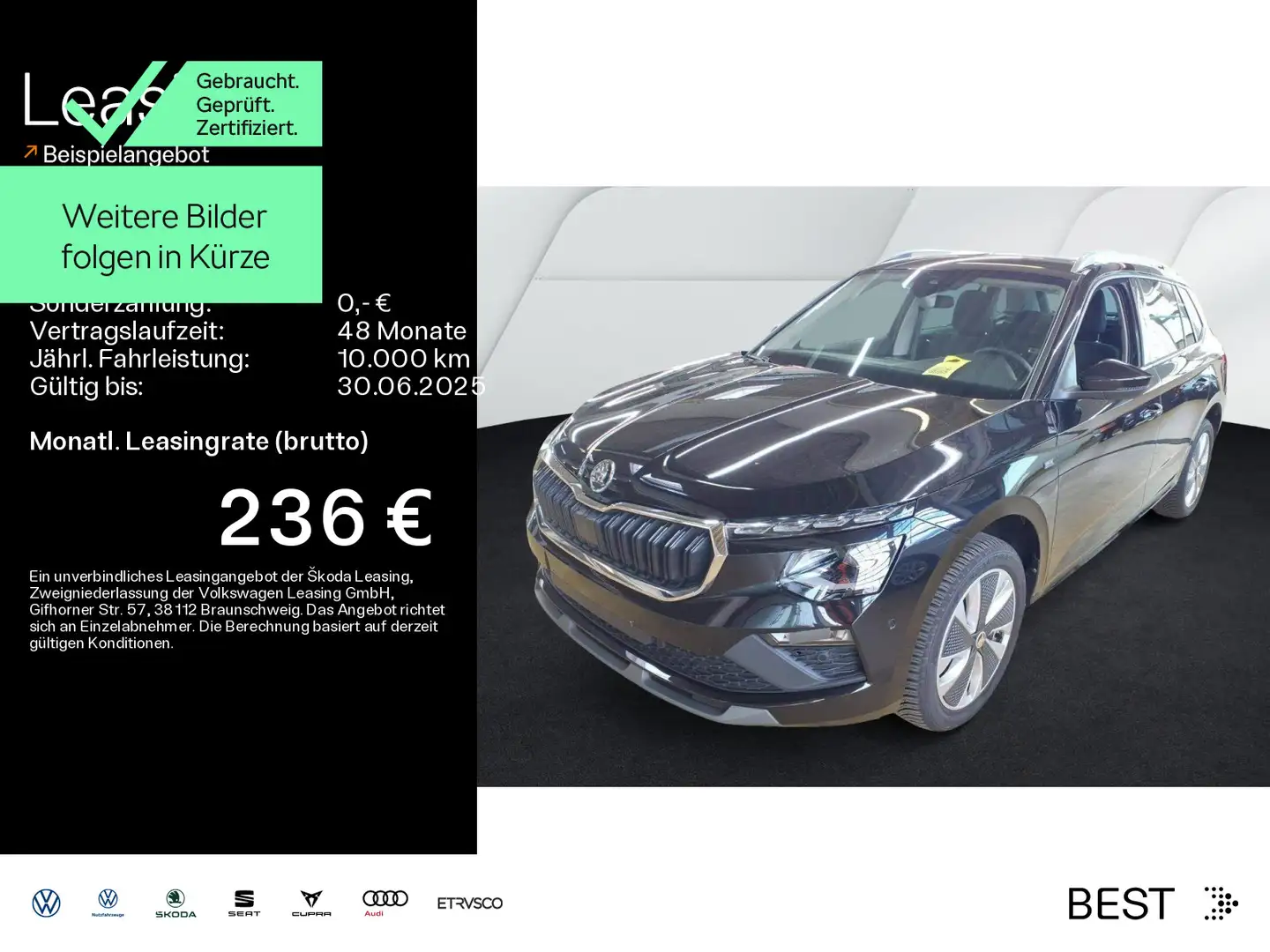 Skoda Kamiq 1.0 TSI DSG Drive*AHK*KAMERA*KLIMA*NAVI Schwarz - 1