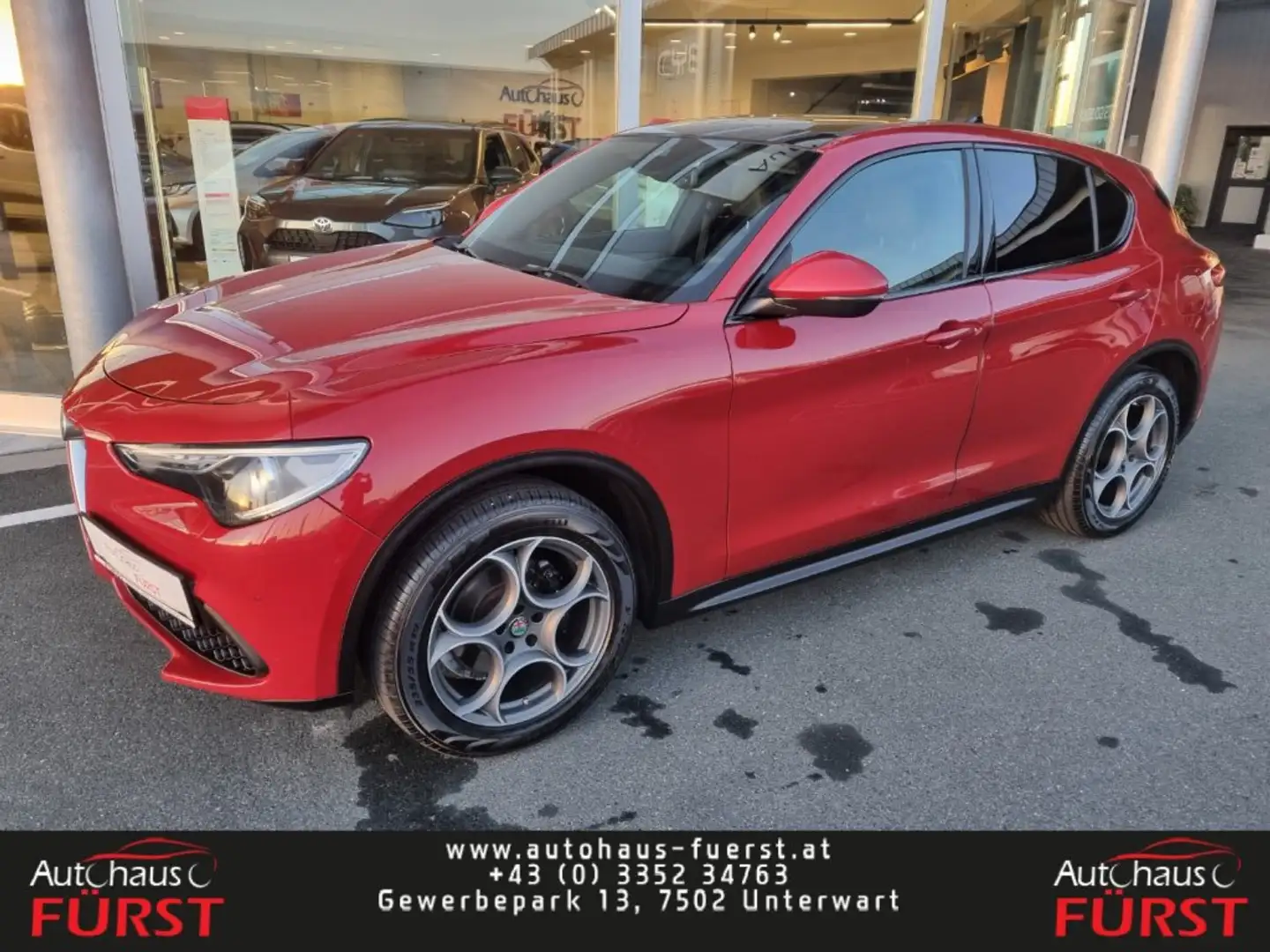 Alfa Romeo Stelvio Super 2,0 ATX AWD *8-Fach* Rot - 1