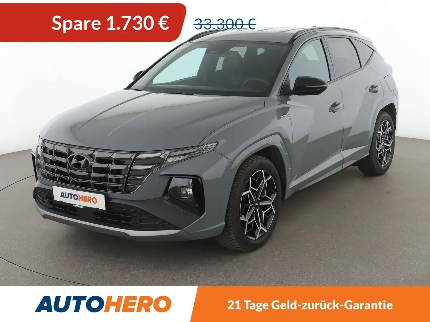 Hyundai TUCSON 1.6 CRDi Mild-Hybrid N Line 4WD Aut*NAVI*LED*ACC* Grau - 1