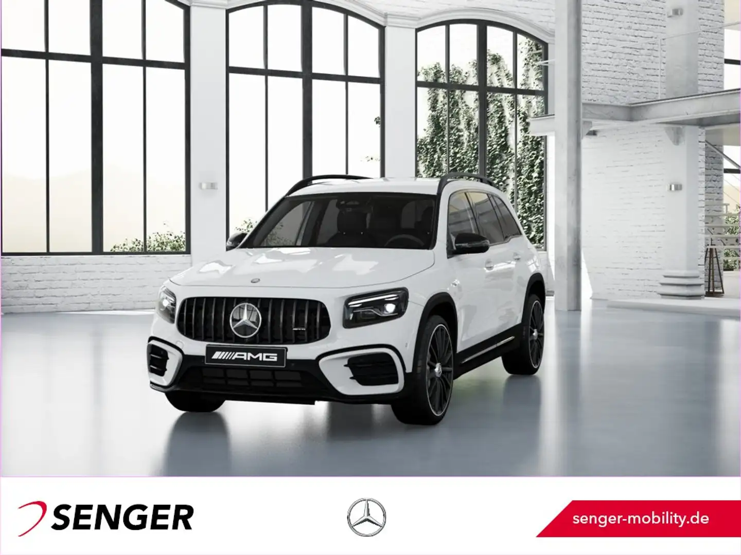 Mercedes-Benz GLB 35 AMG 4M Night I+II Multibeam-LED MBUX AHK Weiß - 1