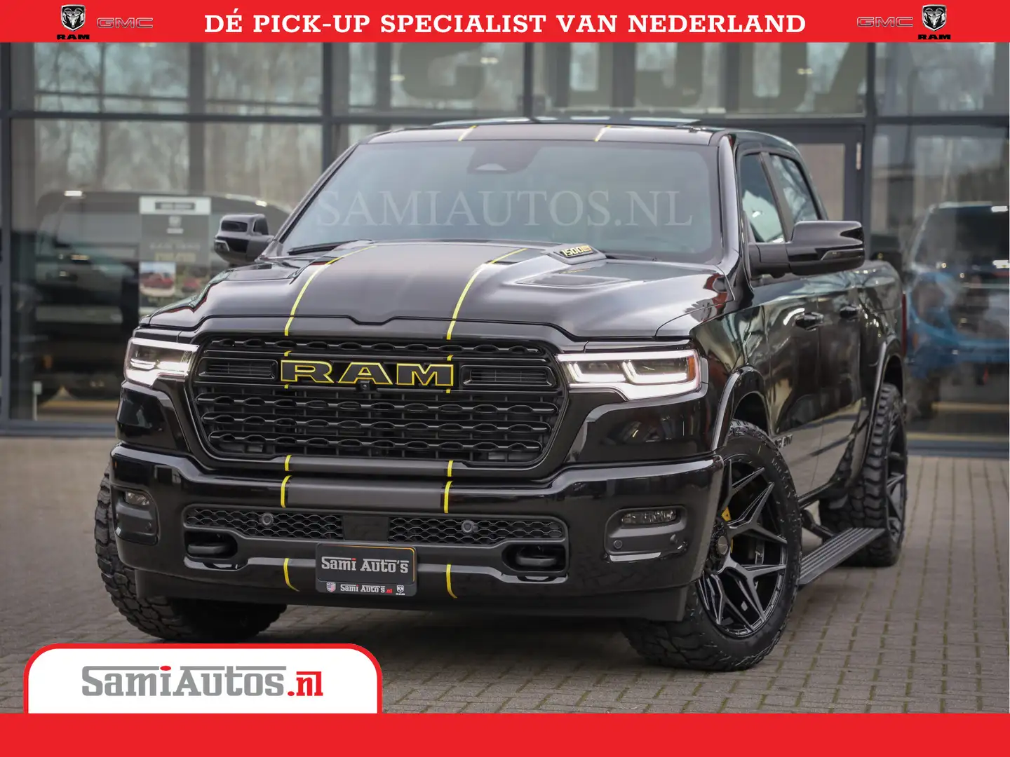 Dodge RAM 1500 Limited Night High Output 540HP 706Nm | All-i Zwart - 1